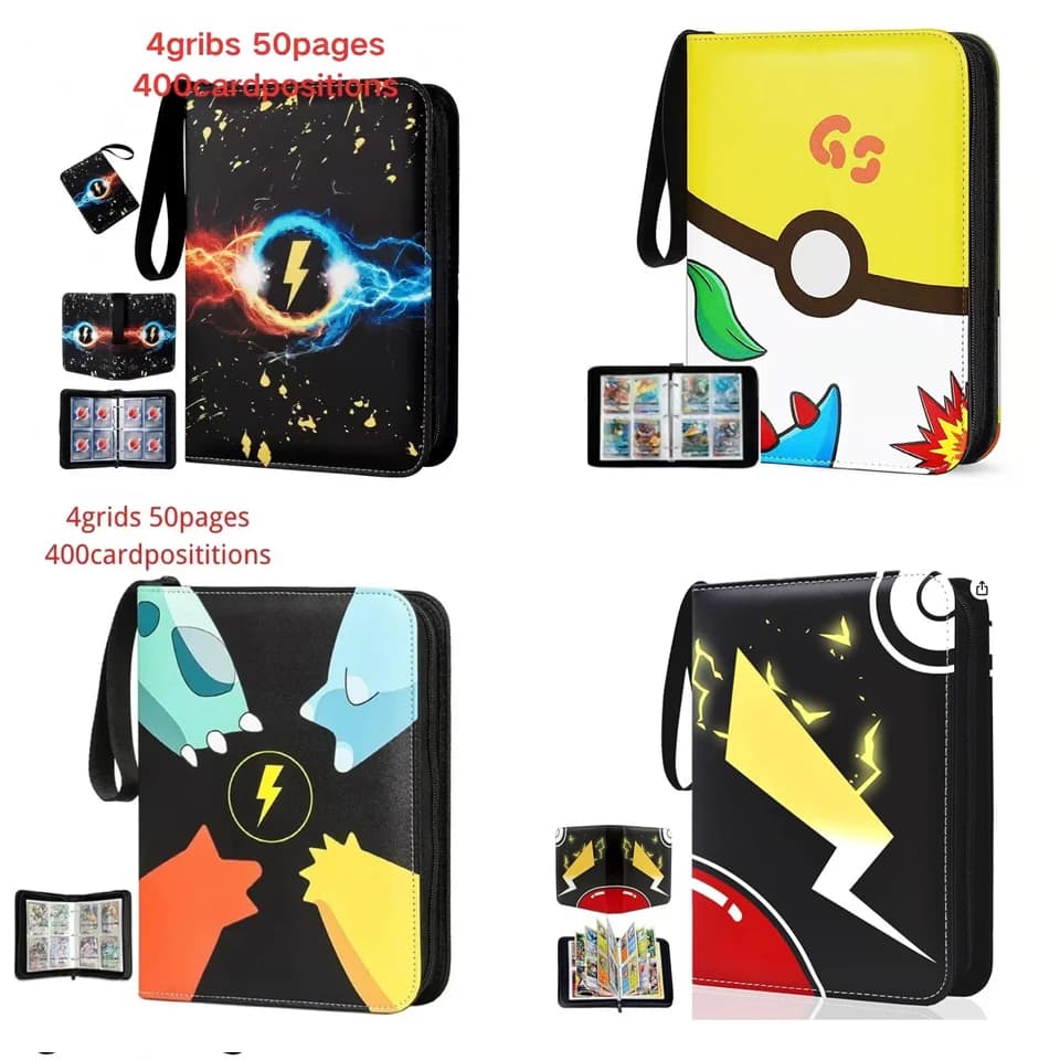 SUPER OFFERTA Album Porta Carte Anime da 400 Pezzi, Raccoglitore per Photocard in PU con Cerniera, Porta Carte per Bambini, Giocattoli, Collezioni, Lettere e Biglietti