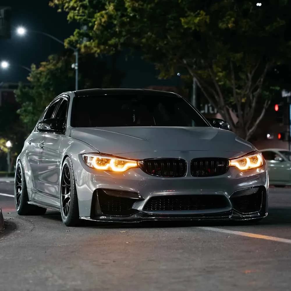 Moduli DRL ambrati plug and play 7493229 7493230 Per BMW M3 M4 F80 F36 F33 F82 F32 LCI Faro principale adattivo giallo luce diurna