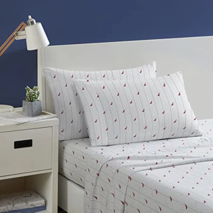 Set di Lenzuola Rinfrescanti e Morbide in Cotone Percalle Leggero - Lenzuola con Federe Coordinate
