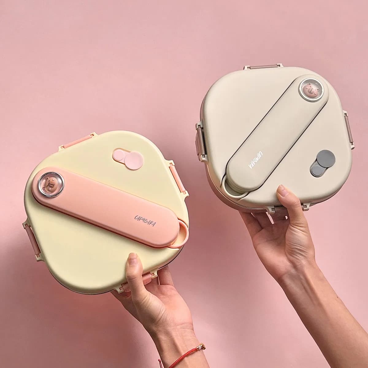 3/4 Grids 304 Stainless Steel Square Lunch Box With Cutlery Portable Leak Proof Picnic Bento Box Microwave Safe Food Container
