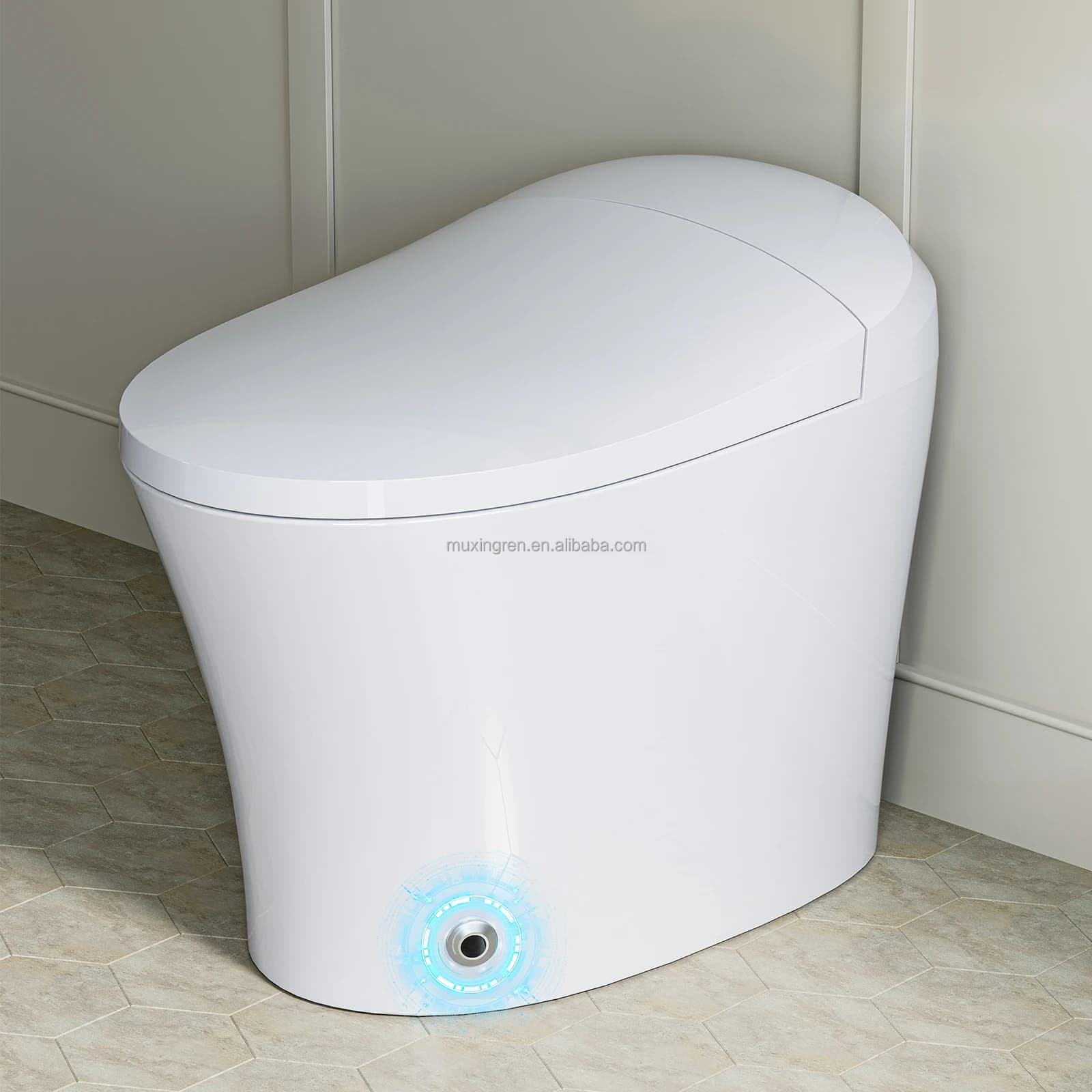 WC Intelligente Senza Serbatoio con Sedile Riscaldato Antibatterico