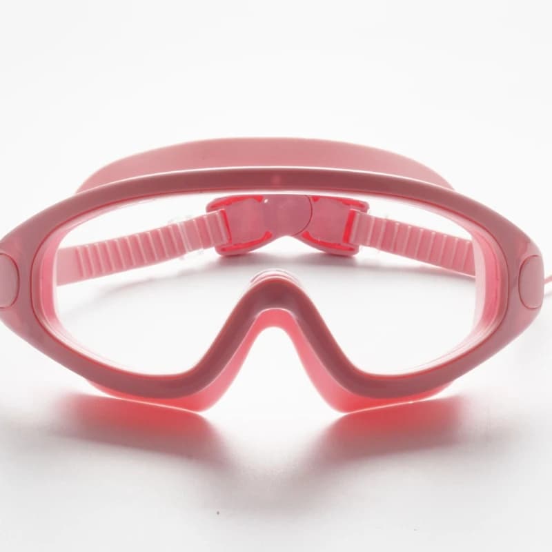New swimming goggles with big frame, men's and women's transparent swim glasses waterproof and anti-fog