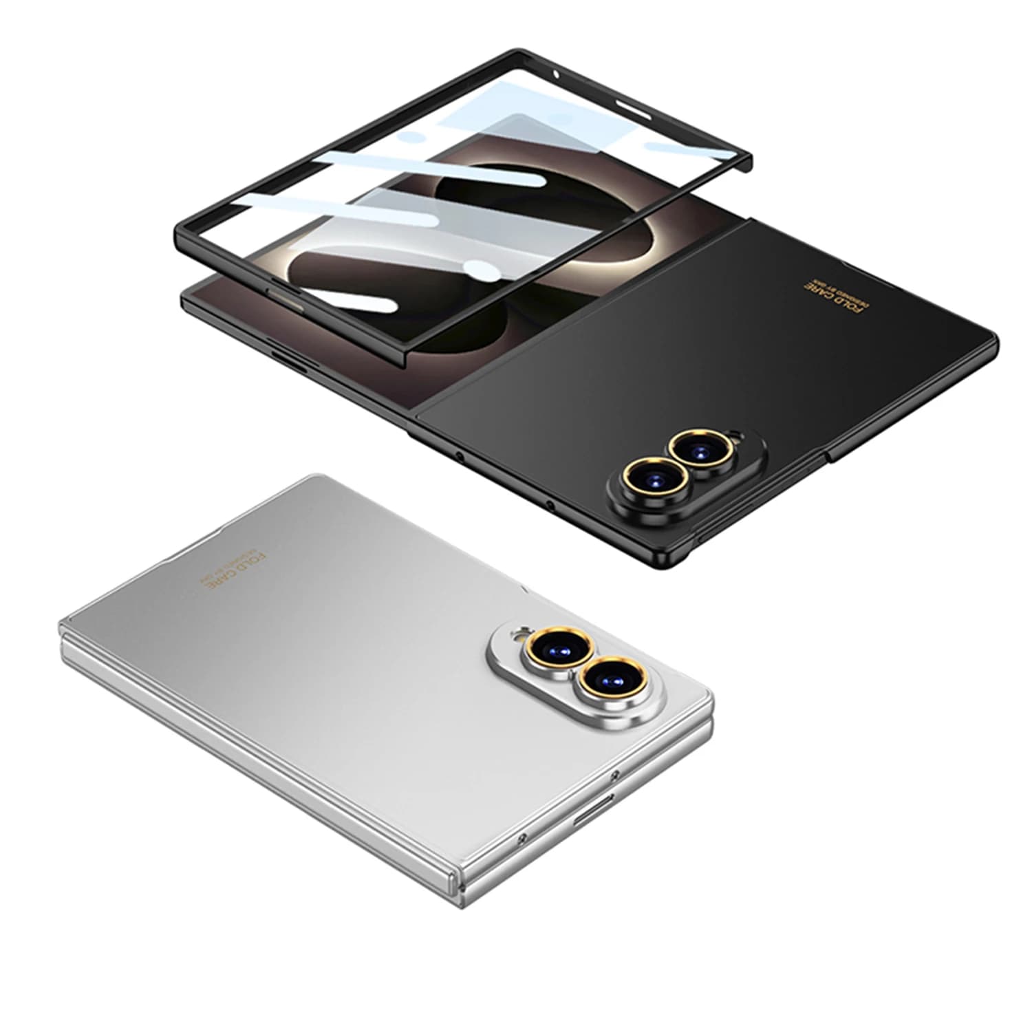 Super Slim Casing For Samsung Galaxy Z Fold 8 Wide Case Protective with Front film Mobile Phone Back Cover
