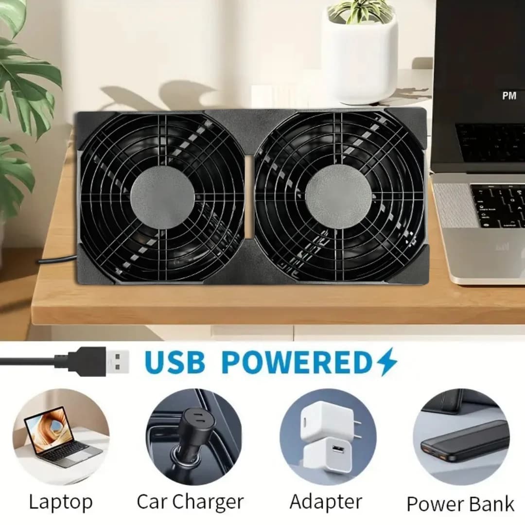 Router Ventola di raffreddamento FAI DA TE PC Cooler TV Box Wireless Silenzioso Silenzioso DC 5V Alimentazione USB 120mm 240mm Ventola 12CM W/viti Rete protettiva.