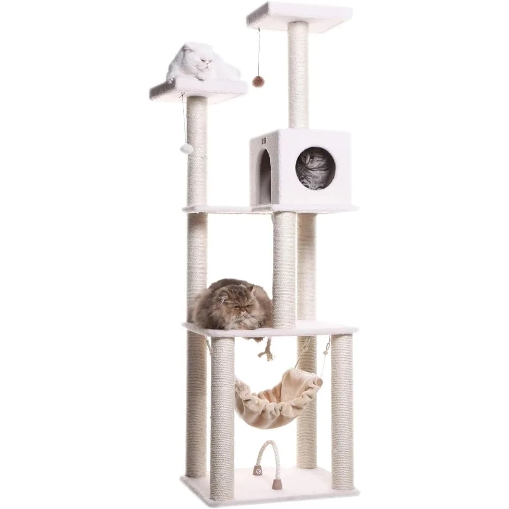 Albero per gatti Armarkat Deluxe, modello B7301, avorio, 27"(L)X24"(L)X73"(A)
