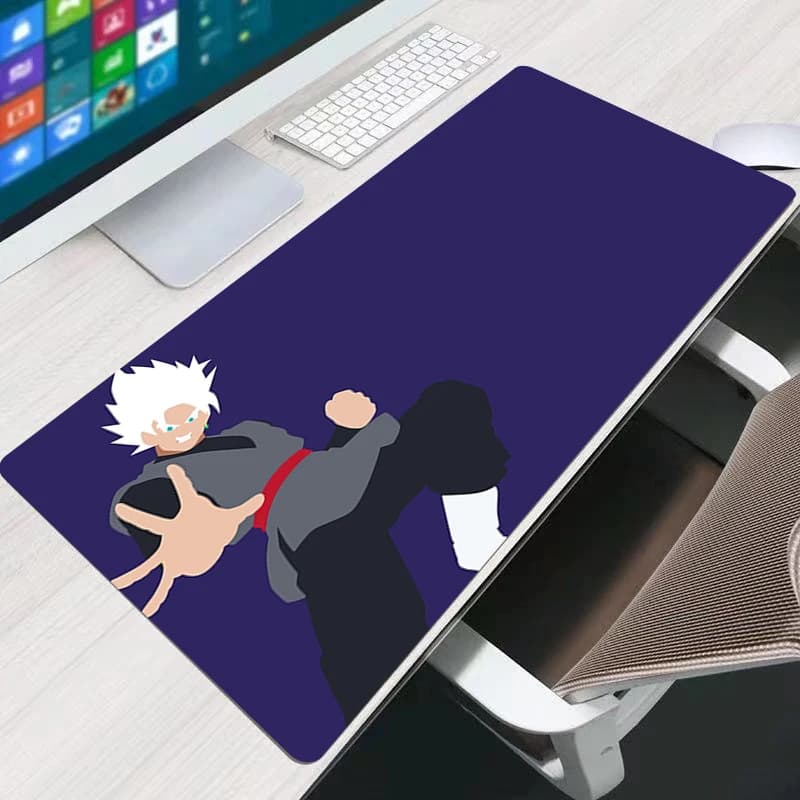 Tappetino per mouse Dragon Ball Z DBZ grande, accessori da gaming, tastiera veloce, tappetino da scrivania in gomma con bordo bloccato, tappetino per mouse da ufficio e laptop