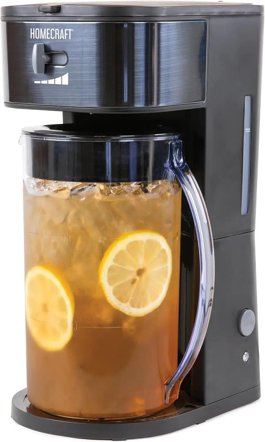 Macchina per caffè e tè freddi da 3 litri con intensità di preparazione regolabile, cestello filtrante, nera