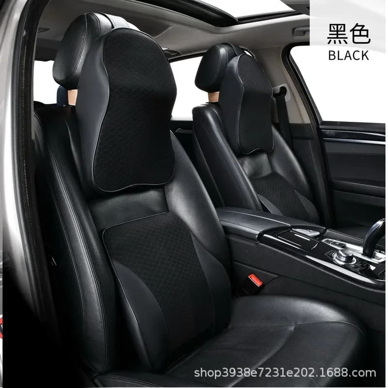 Car neck cushion, adjustable headrest, 3D memory foam, automatic headrest, travel cushion, neck support, new seat covers