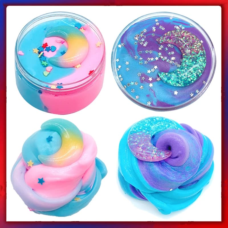 Fai da te Melma Burro Slimes Kit di frutta Morbido elastico e non appiccicoso Cloud Slime Making Set Giocattolo profumato Bomboniere per il regalo dei bambini