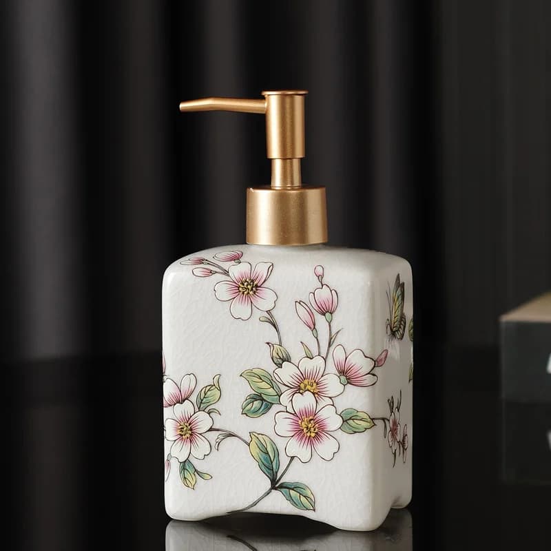 Bottiglia di lozione per le mani per salone di bellezza dell'hotel, bottiglia di lozione per le mani, bottiglia di crema per le mani, bottiglia di lozione in ceramica per vento fresco in stile americano