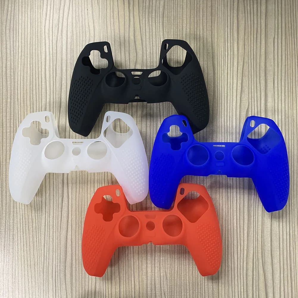 Accessorio per Macchine Elettroniche: Custodia Protettiva Antiscivolo in Silicone per Controller Wireless PlayStation 5 PS5