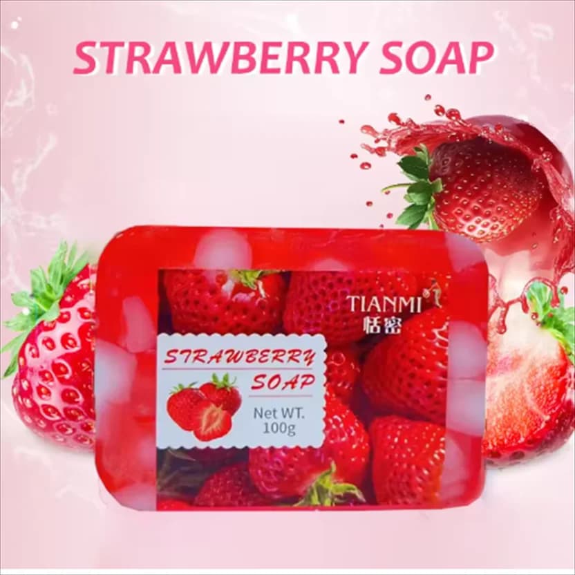 fruit jelly soap, deeply cleanses and removes makeup, bathes the whole body, moisturizes and nourishes