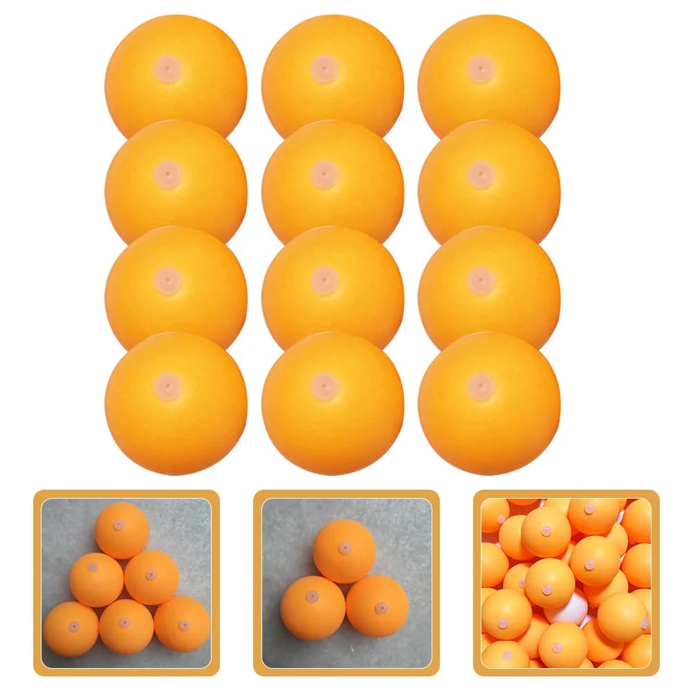 100 Palline da Ping Pong per Allenamento, Perforate in Plastica Elastica Morbida per Controllo di Precisione, Pratica e Competizione