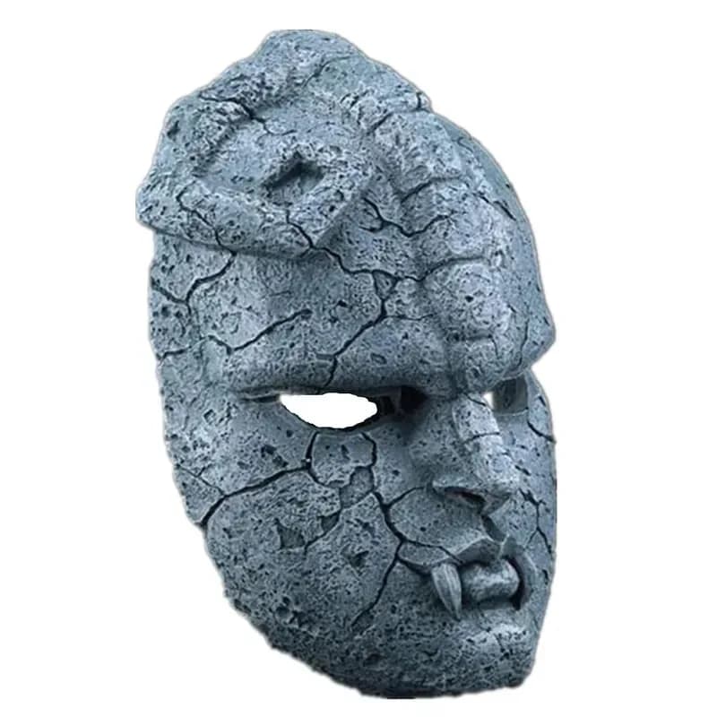 Jojo Bizarre Adventure Mask Stone Ghost Full Face Gargoyle Cosplay Masks Halloween Masquerade Party Prop Collection Gift NM31