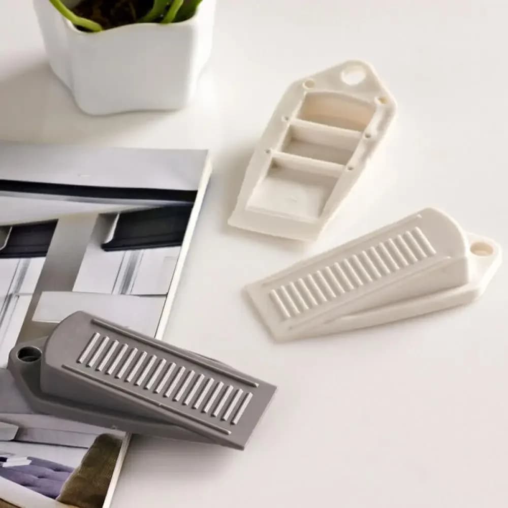 Fermaporta con cuneo in gomma da 2 pezzi, comodo design per mouse, fermaporta, protezione per bambini, protezione di sicurezza, fermaporta per ufficio domestico