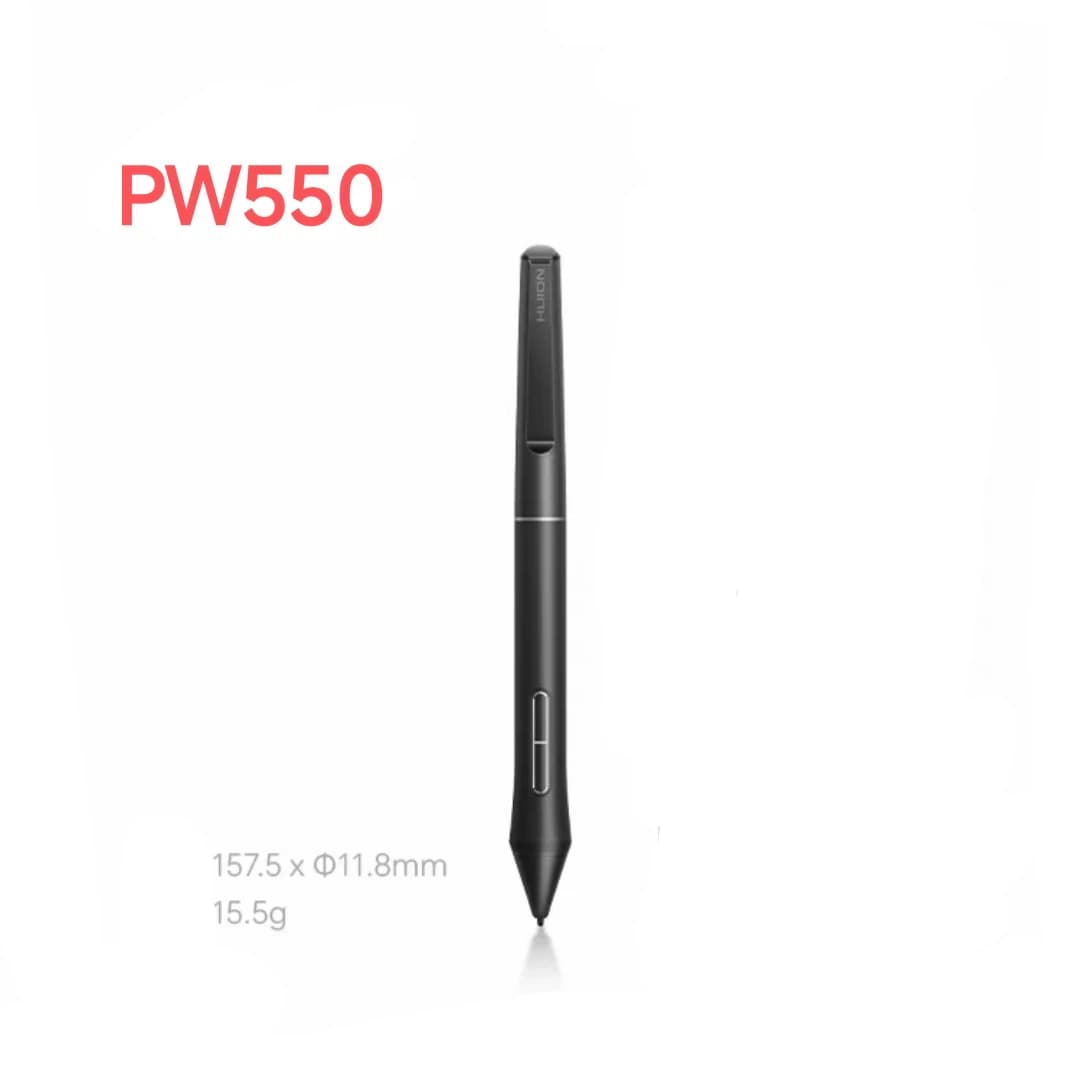 Penna senza batteria PW550 Stilo per tablet grafiche digitali HUION Inspiroy 2 Kamvas 13 Kamvas 24 Plus Pentech 3.0+