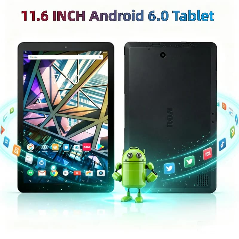 RCT6513 11.6 INCH Android 6.0 Tablet PC 1GB RAM 32GB ROM MT8127 Quad Core 1024 x 600 IPS Dual Camera Mini HDMI 5000mAh