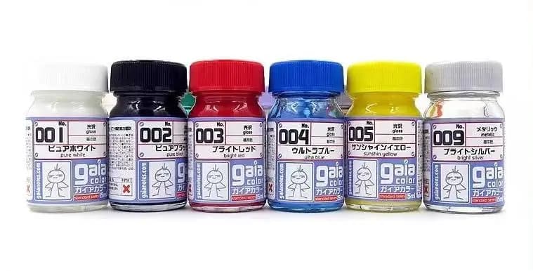GAIA Paint Pigment Oil Based Basic Color Transparent Colour Model Coloring Gunpla COLOR Plastic Military Affairs 15ml 01-108