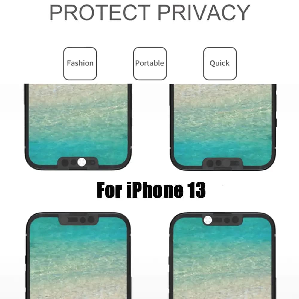 1/3PCS Phone Lens Antispy Metal Webcam Cover Lens Sticker Privacy Cap Front Camera Slider For iPhone 13 ProMax Mini