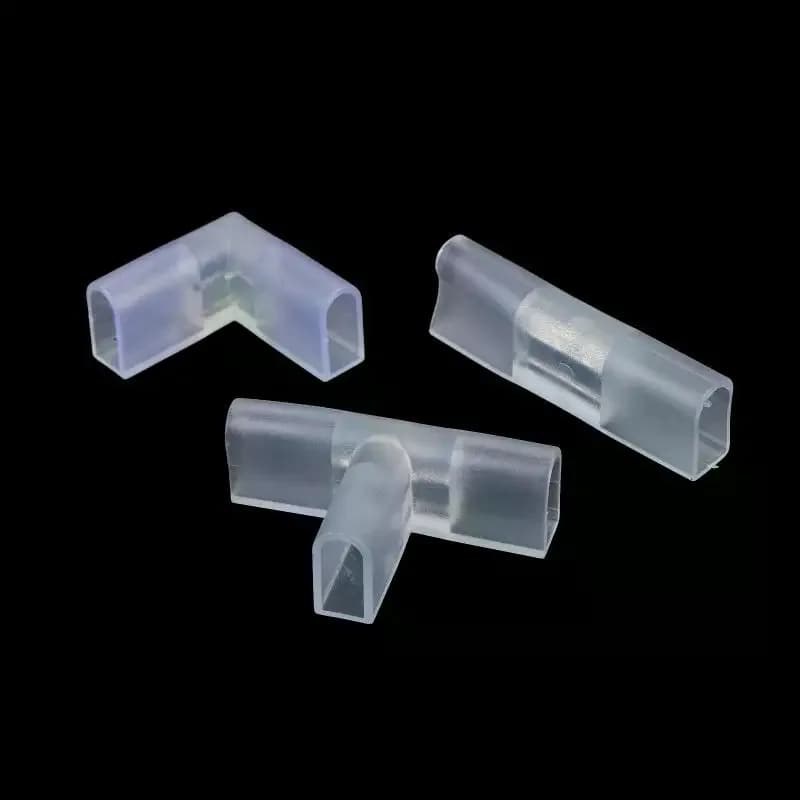 Universal LED Strip Light Connector Kit 110V 220V 2Pin I T L Shape Adapters for Home Bar Party Lighting Renovation