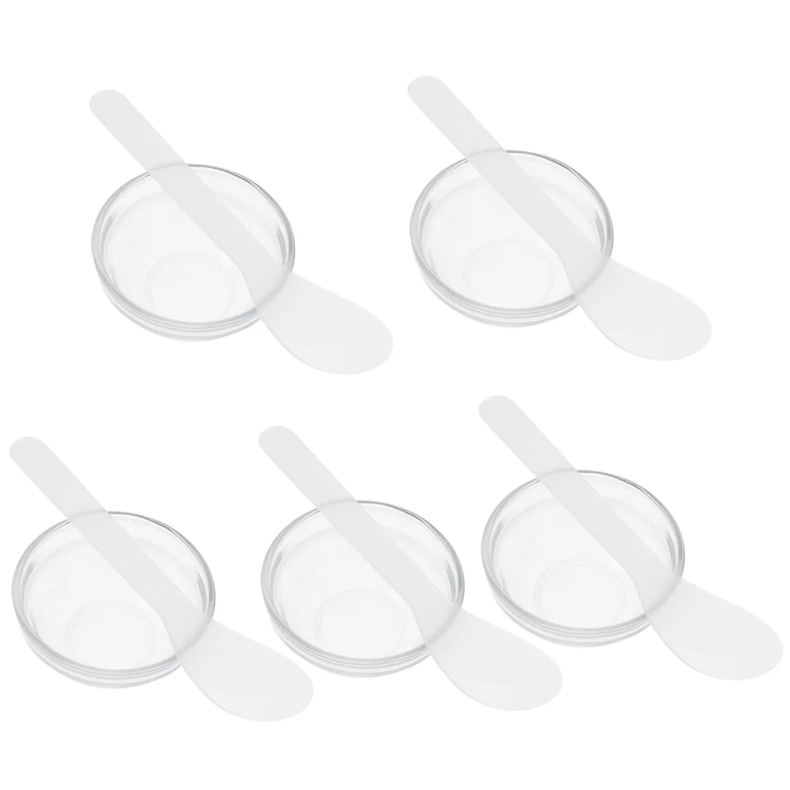 1Set Non- DIY Mask Stirring Bowl Set Long-Lasting Multi-Purpose Mixing Bowl for Spa Facial Hair Care Beauty Tool