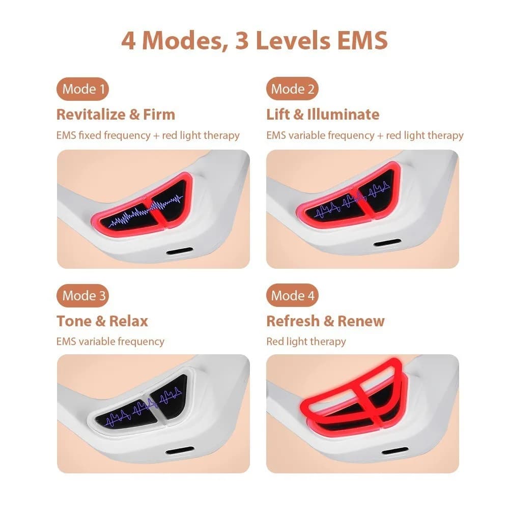 Red Light Eye Massager Electric Massager Anti-Aging EMS Eye Relax Micro-Current Beauty Care Under-Eye Glasses Massager