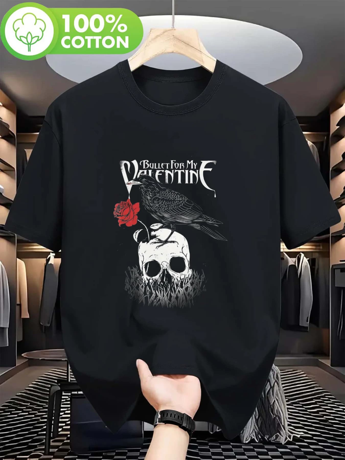 100% Bullets for My Valentine 'Crow' T-Shirt