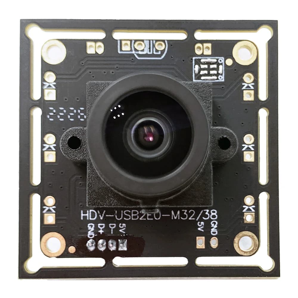 2.0MP Low Lux 0.01Lux HDR 1920*1080 Color USB Camera Module Wide Angle 2.1mm Board Lens, Support Microphone