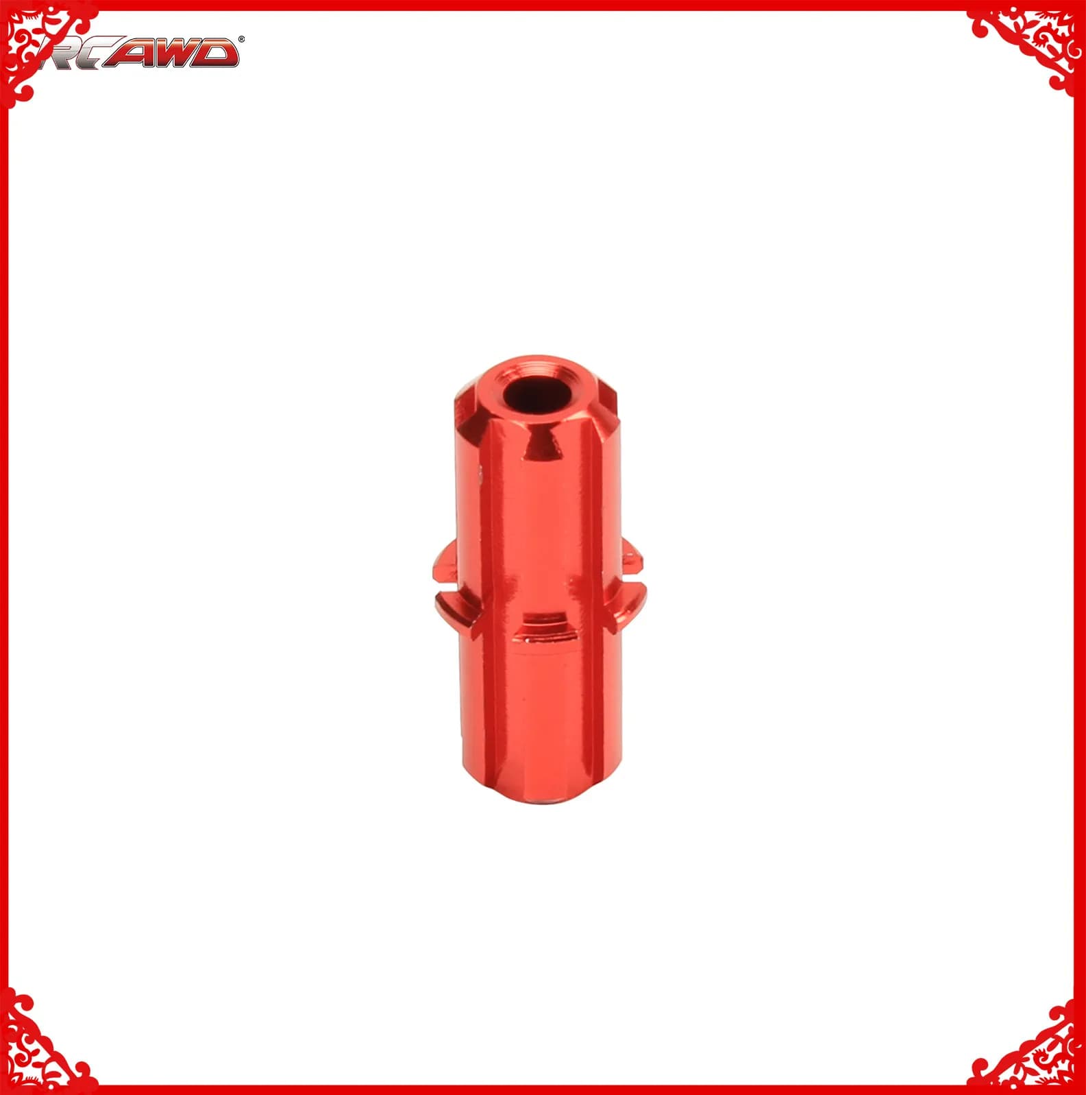 Alloy SLIPPER SHAFT, RED: BLX 3S for 1/10 ARRMA 3s&Mega550 Typhon Big Rock Vorteks Granite Senton 4s Kraton&Outcast upgrade part