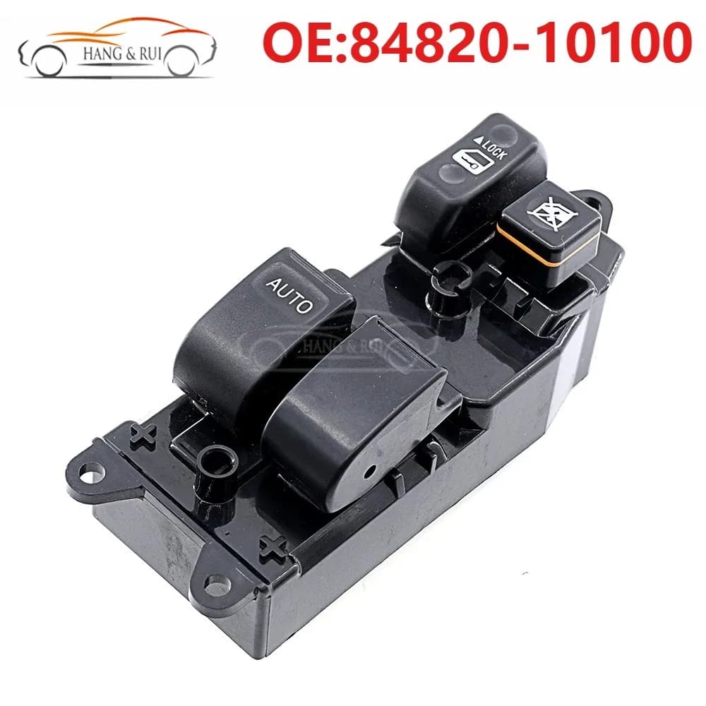 Per Toyota Yaris Hiace 1999-2005 Interruttore di Controllo Alzacristalli Elettrico Anteriore Sinistro Lato Guida 84820-10100 Ricambi Auto