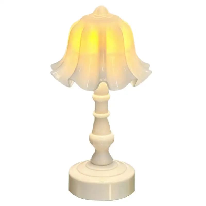 Lampada da comodino Lampade da comodino creative Lampada da comodino per camera da letto Lampada da scrivania portatile per camera da letto Luce notturna in cristallo per soggiorno