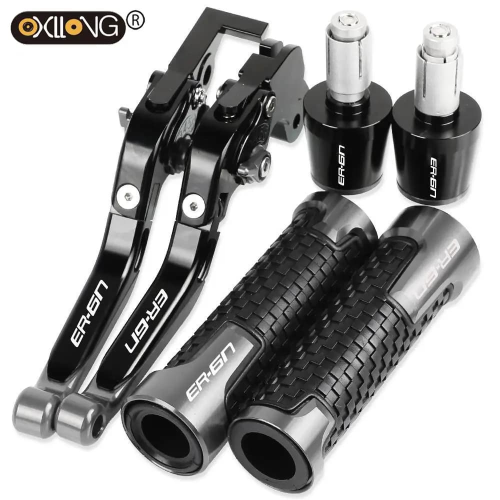 Freni moto Tirante Freno A Mano Freno Leve Frizione Manubrio Manopole terminali ER 6N Per KAWASAKI ER6N ER-6N 2006 2007 2008