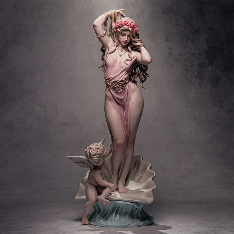 1/24 1/18 Kit modello in resina La scultura della statuetta della dea non verniciata nessun colore RW-1404