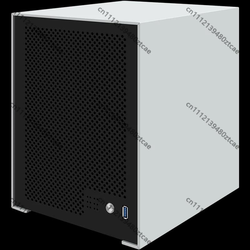 6 Bay Low Power ITX NAS Chassis Mini Storage Case Compatible N100 N150 N305 N355 CPU