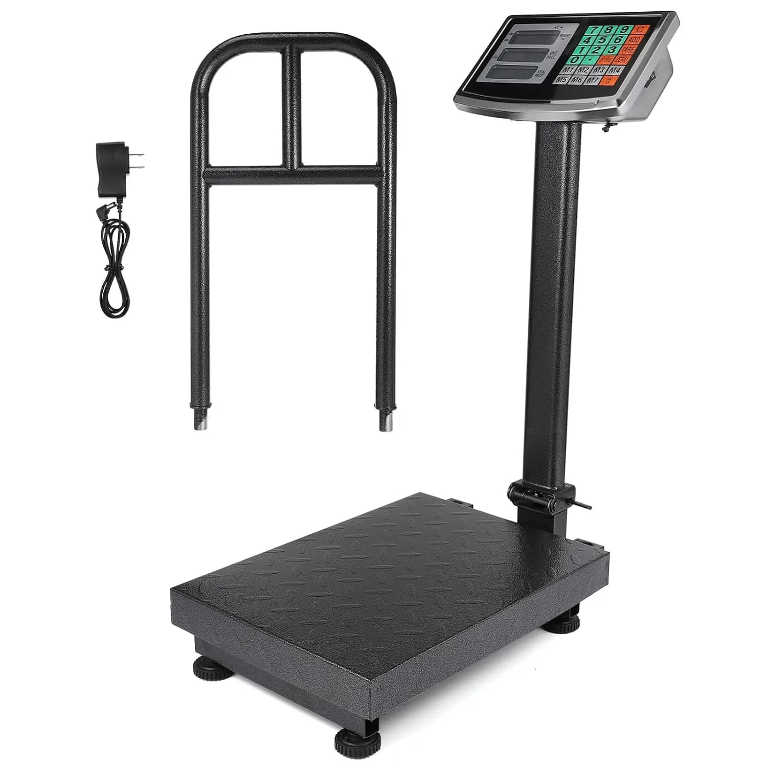 Folding Digital Weighing Scale for Luggage and Packages Capacity Heavy Duty Platform Scale with User Friendly Display