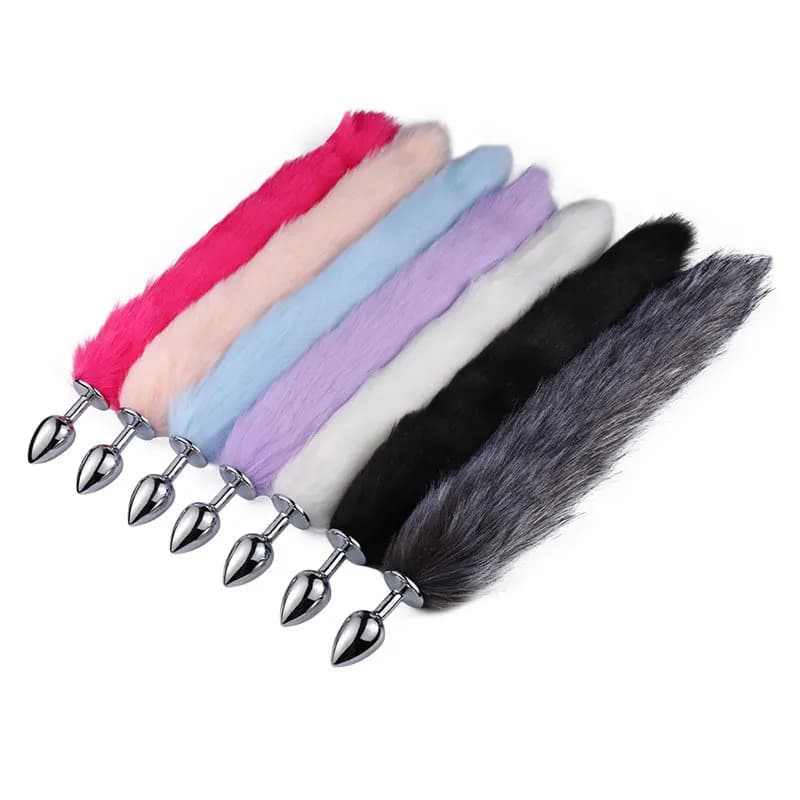 Coda di volpe Plug anale Butt Plug Perline anali per adulti Prodotti Giocattoli del sesso anale per donna Coppie Uomini Giochi per adulti Sex Shop Giocattoli per adulti