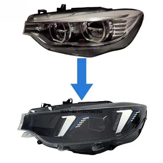 Faro LED Modificato a Forma di Drago per Serie 4 Vecchio Modello F32 13-16, Plug-in Diretto, Nuova Condizione, 12V
