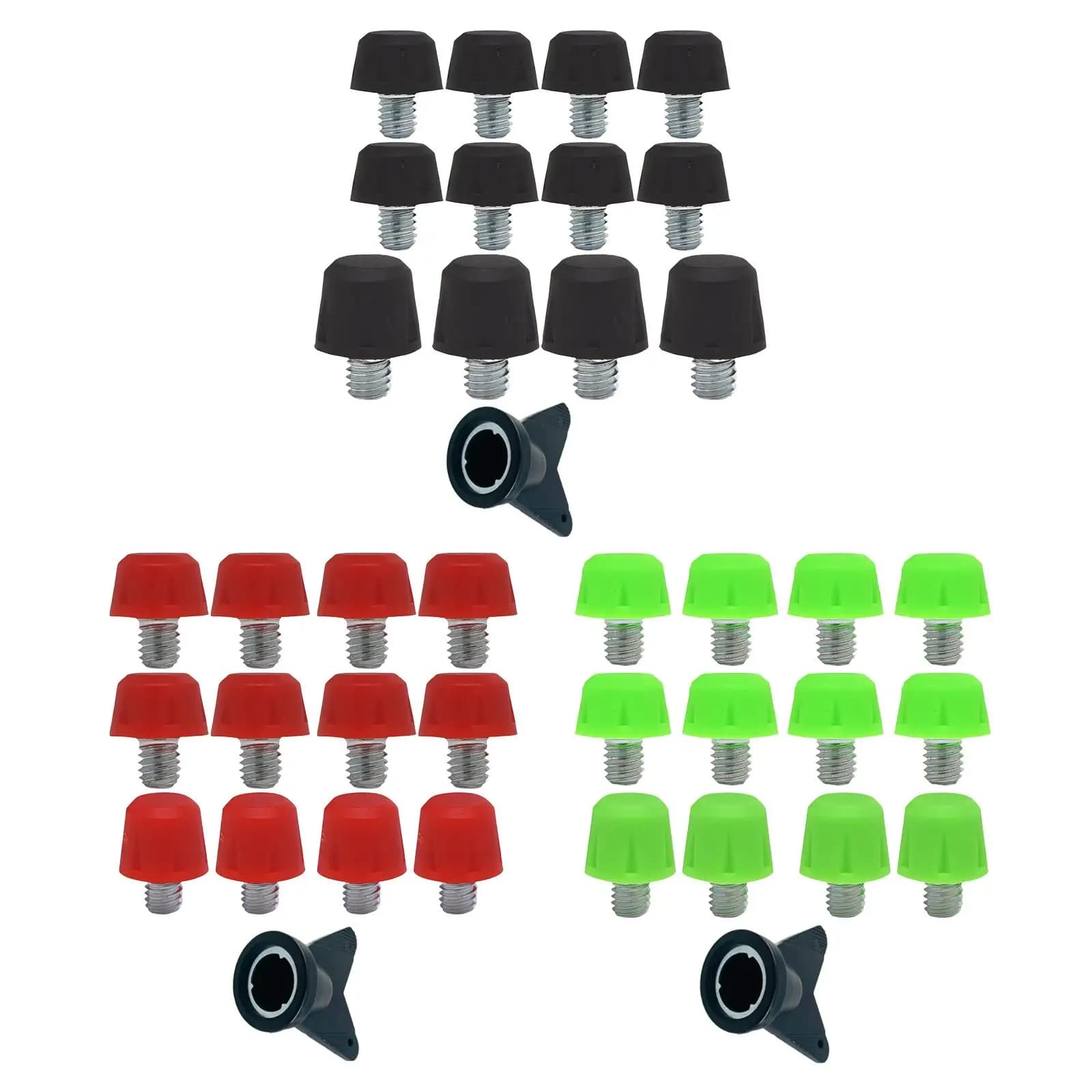 12 Pezzi Tacchetti Professionali di Ricambio per Scarpe da Calcio, per Sport Indoor e Outdoor, Competizioni e Allenamenti, Sneakers Atletiche