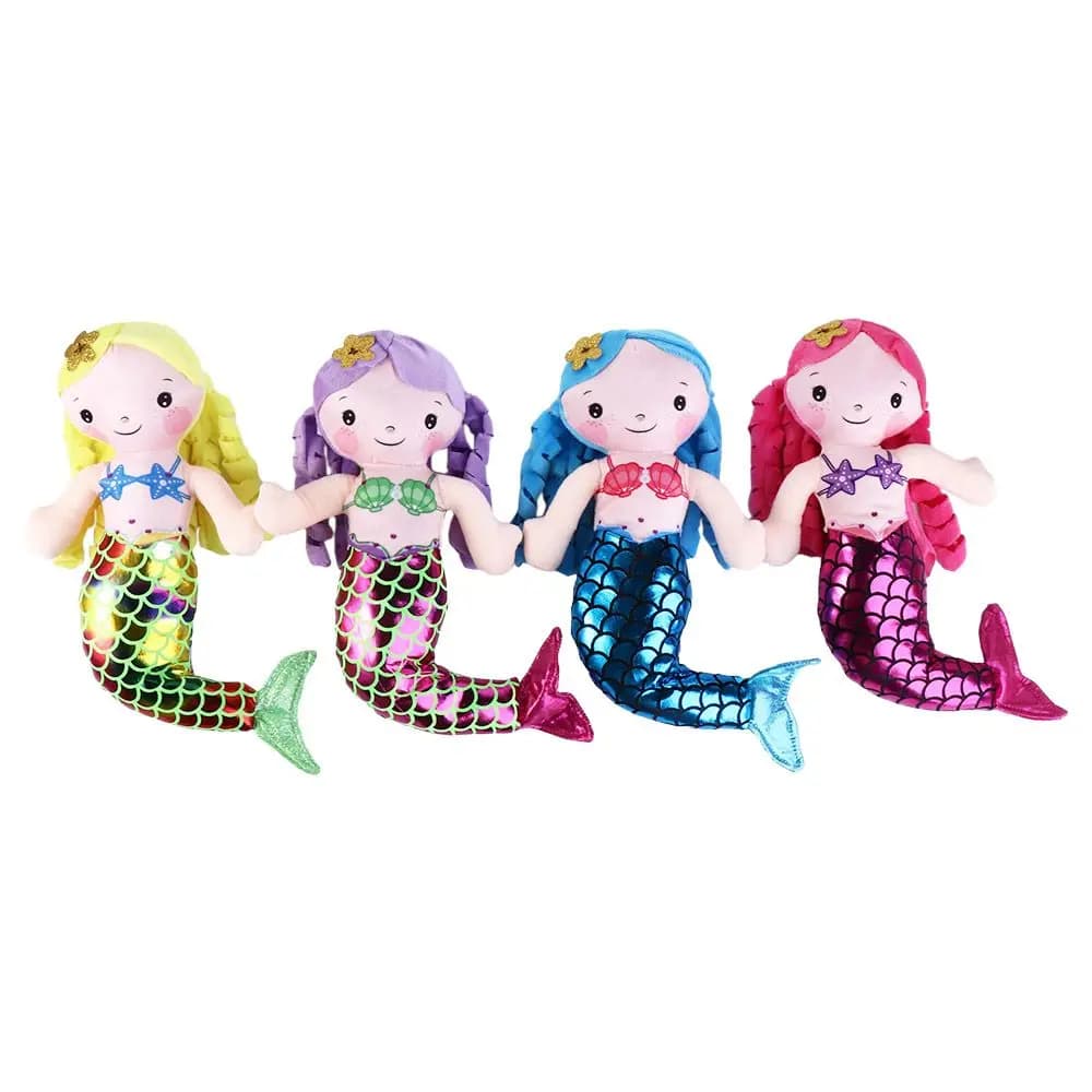 Mini accompagna bambola addormentata bambola cuscino peluche ripiene principessa Ragdoll sirena peluche animale del fumetto giocattoli di peluche