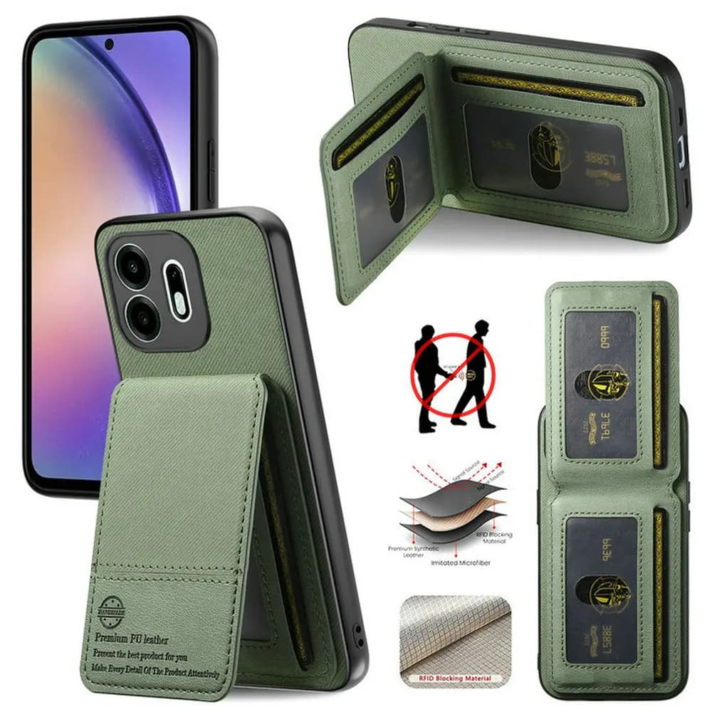 1+Nord6 5G Lxuury Case RFID Leather Card Shell For OnePlus Nord 6 Back Cover One Plus Nord 6 Shockproof Stand Funda