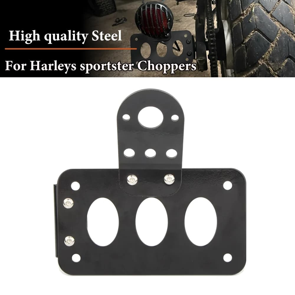 Side Support for Harley Motorcycle, Sportster, Chopper, Custom Bobber