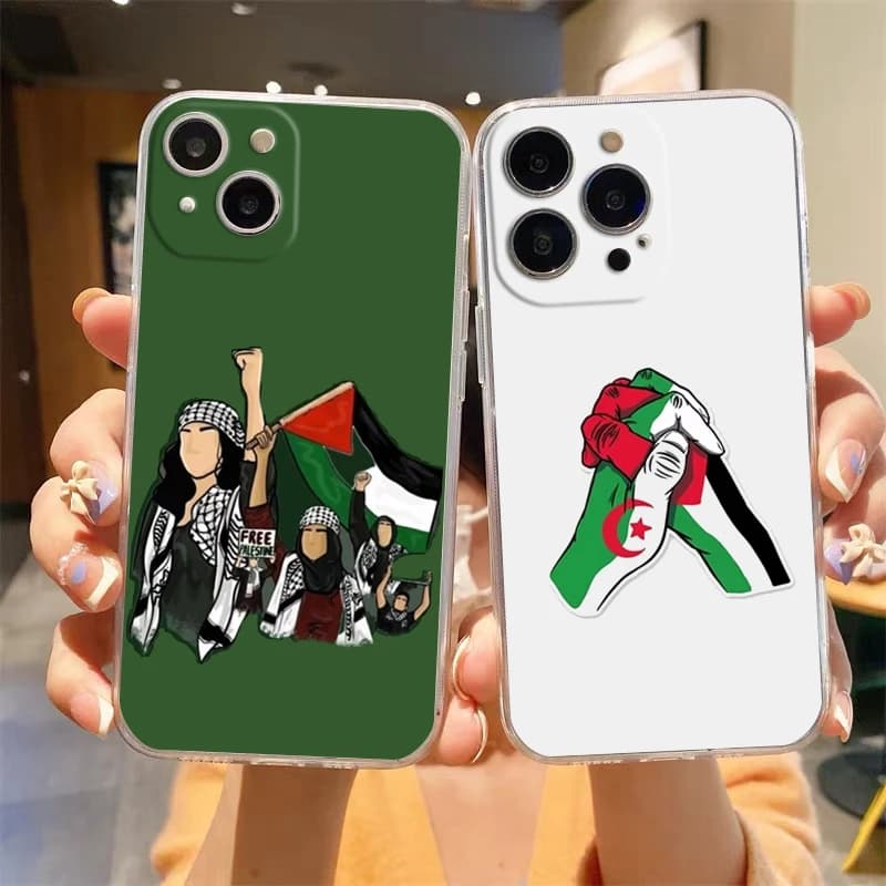 Algeria Flag Phone Case For iPhone 17 16 15 11 12 14 13 Pro Max Mini XS X XR 7 Plus 17E Shockproof Silicone Transparent Cover