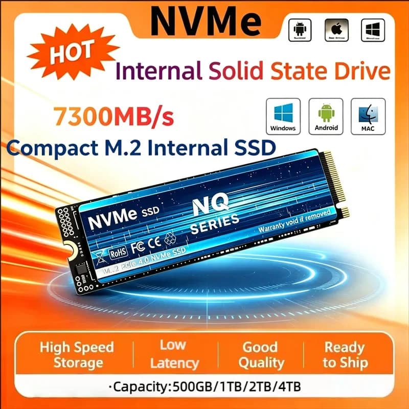 NQ M.2 2280 NVMe SSD 500GB 1TB Internal Solid State Drive High‑Speed Storage for Laptop Desktop PC Notebook