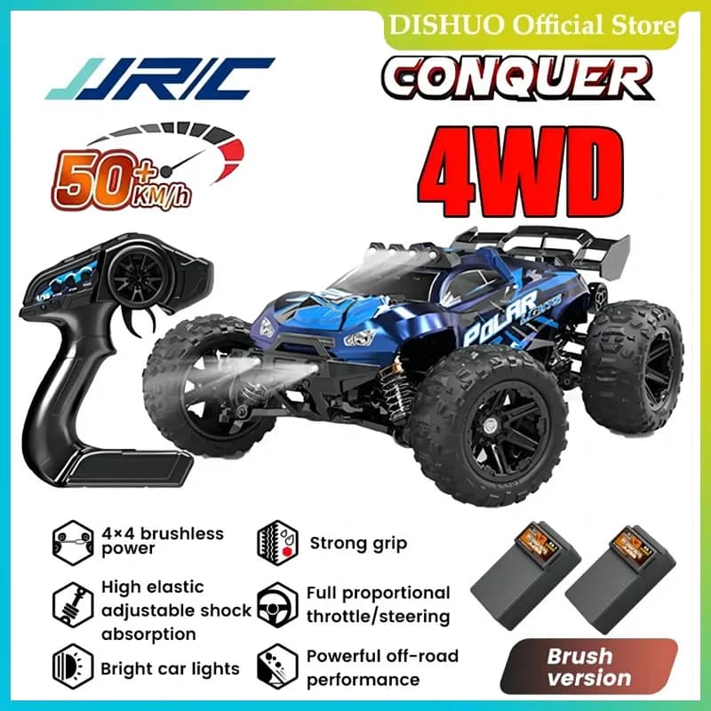 JJRC New 1:14 Coche Teledirigido,Motor Sin Escobillas 70KM/H. 50KM/H RC De Alta Velocidad Fuera La Carretera Drift Racing Car