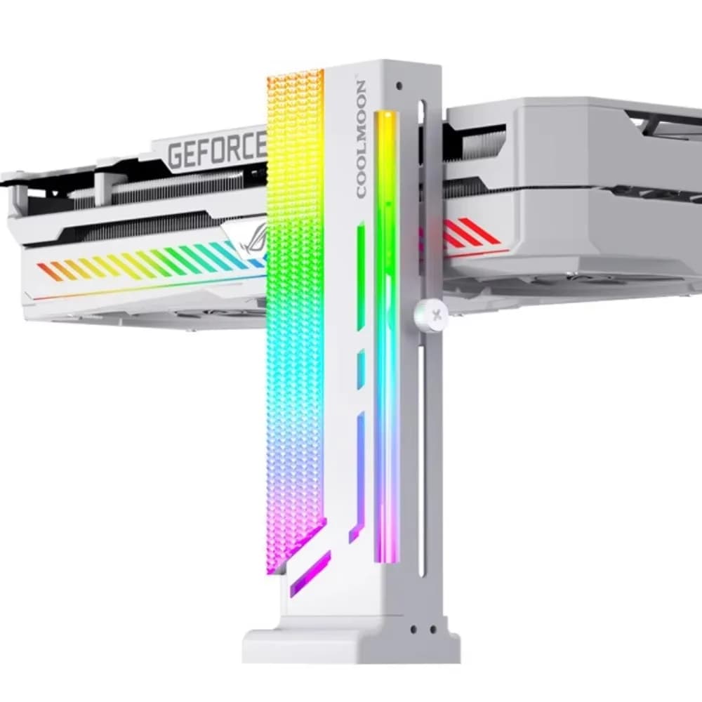 Scheda grafica ARGB Supporto GPU Scheda video GPU in alluminio indirizzabile Staffa di abbassamento Altezza regolabile Accessori per custodia per PC 5V 3PIN