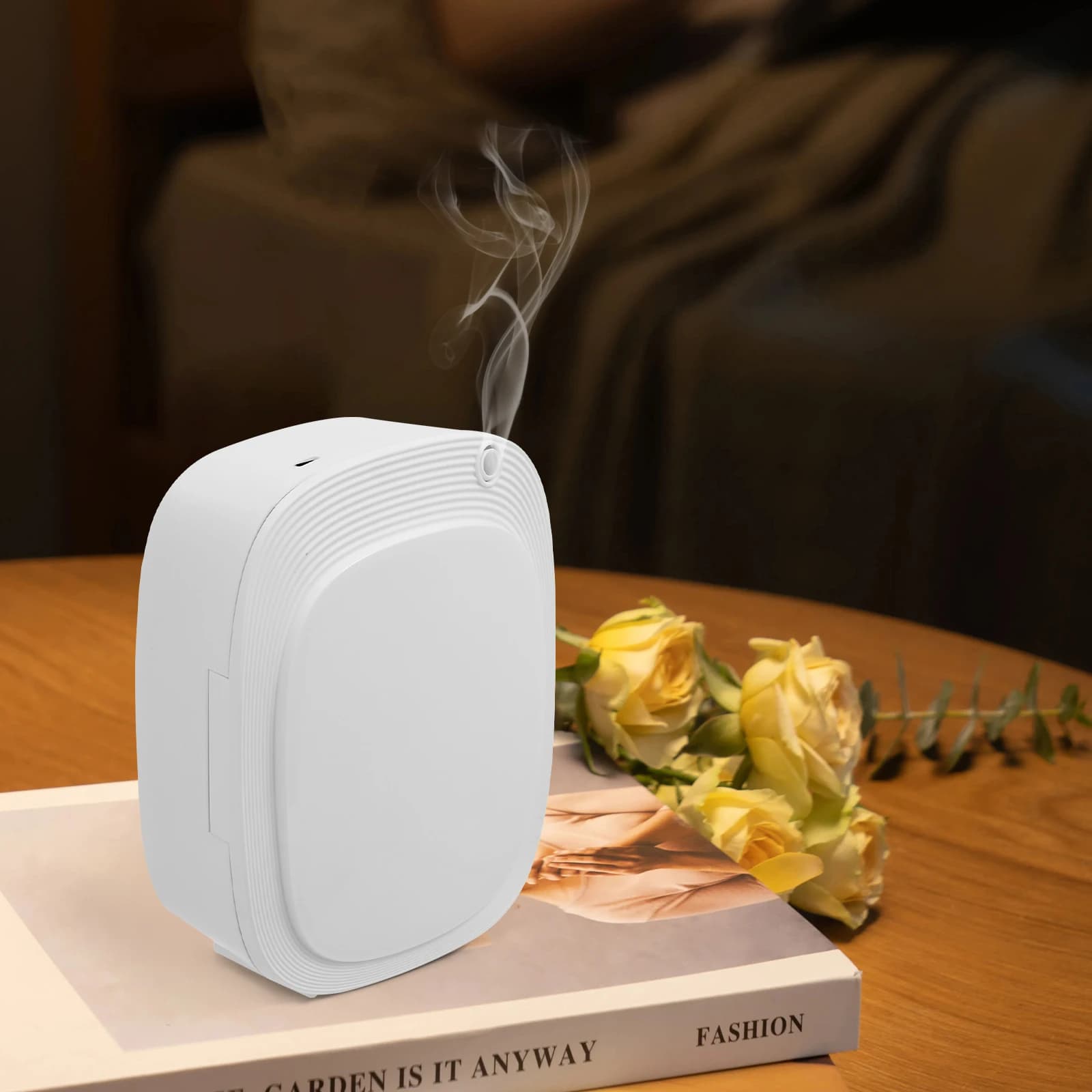 Mini Diffusore di Fragranze Intelligente Portatile, Macchina per Aromi Silenziosa con Connessione Type-C per Casa, Ufficio e Auto