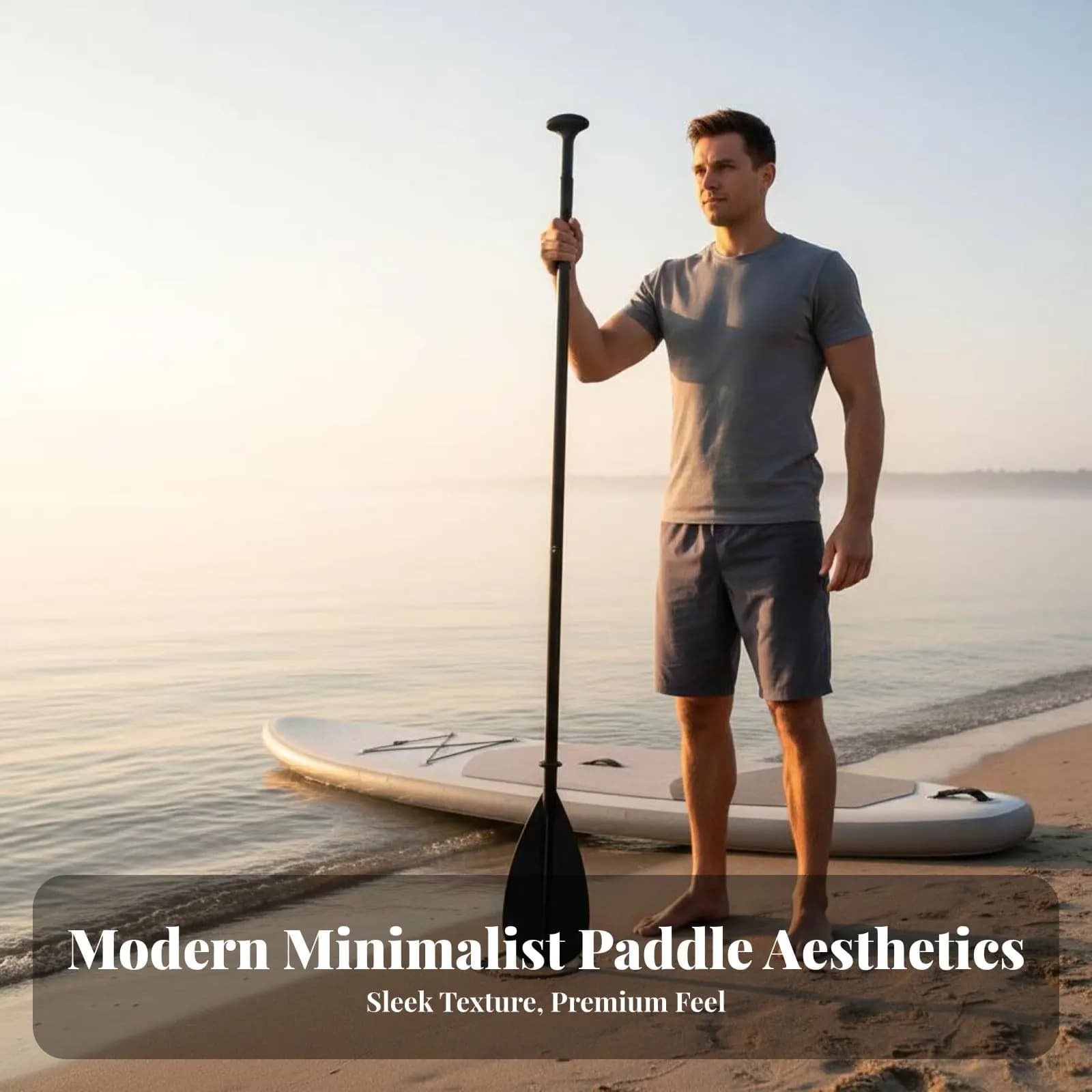Adjustable Stand-up Paddleboard Paddle Lightweight Adjustable Kayak Paddle 3 Piece Kayak Oar Anti-Slip Grip Aquatic Activities