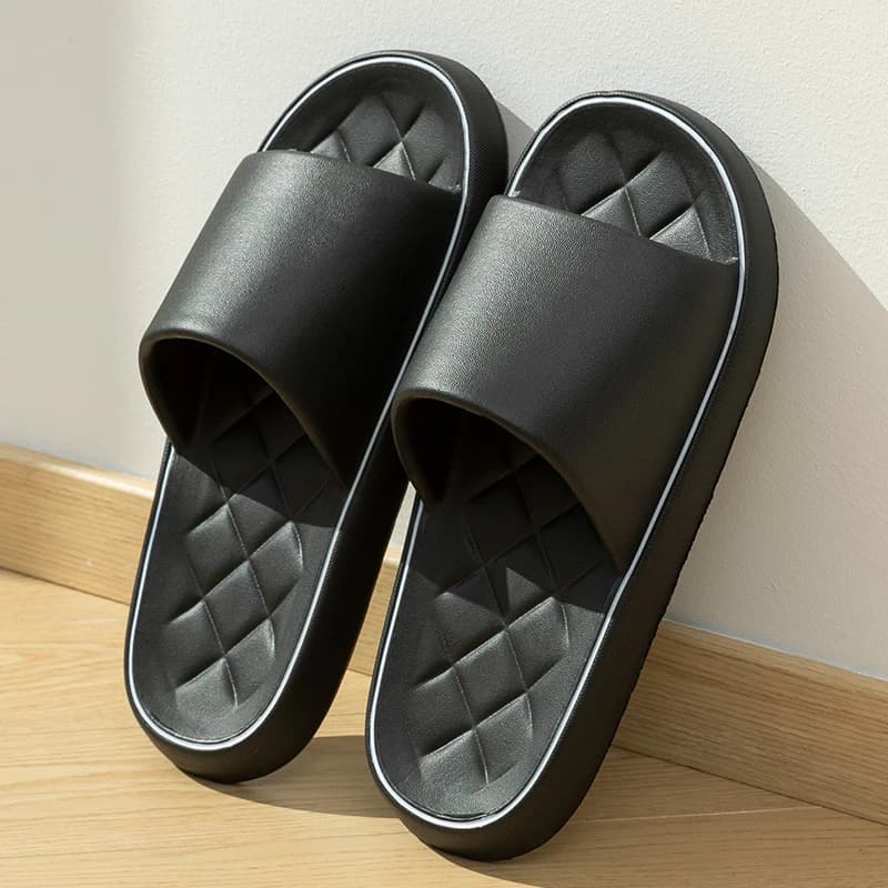 Men's Women's Sandals Casual Slides Trendy Thick Bottom Lightweight Breathable Comfort Summer Beach Slides Men's Slippers
