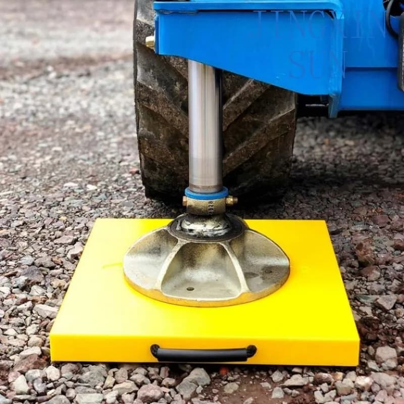 Non-slip ultra-high molecular weight polyethylene plastic backing plate/crane backing plate high-quality plastic plate