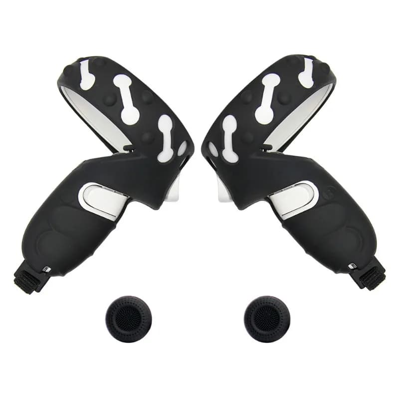 Silicone Controller Protective Cover Compatible with Oculus Quest 2 Headset Anti-slip Gaming Accessories